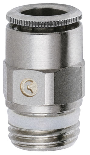 4mm OD x 1/8" BSP MALE STUD PUSH-IN - S6510 4 1/8